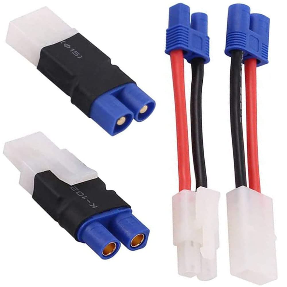 Amazon.com: 2Pairs EC3 to Tamiya Connector Female Male Adapter